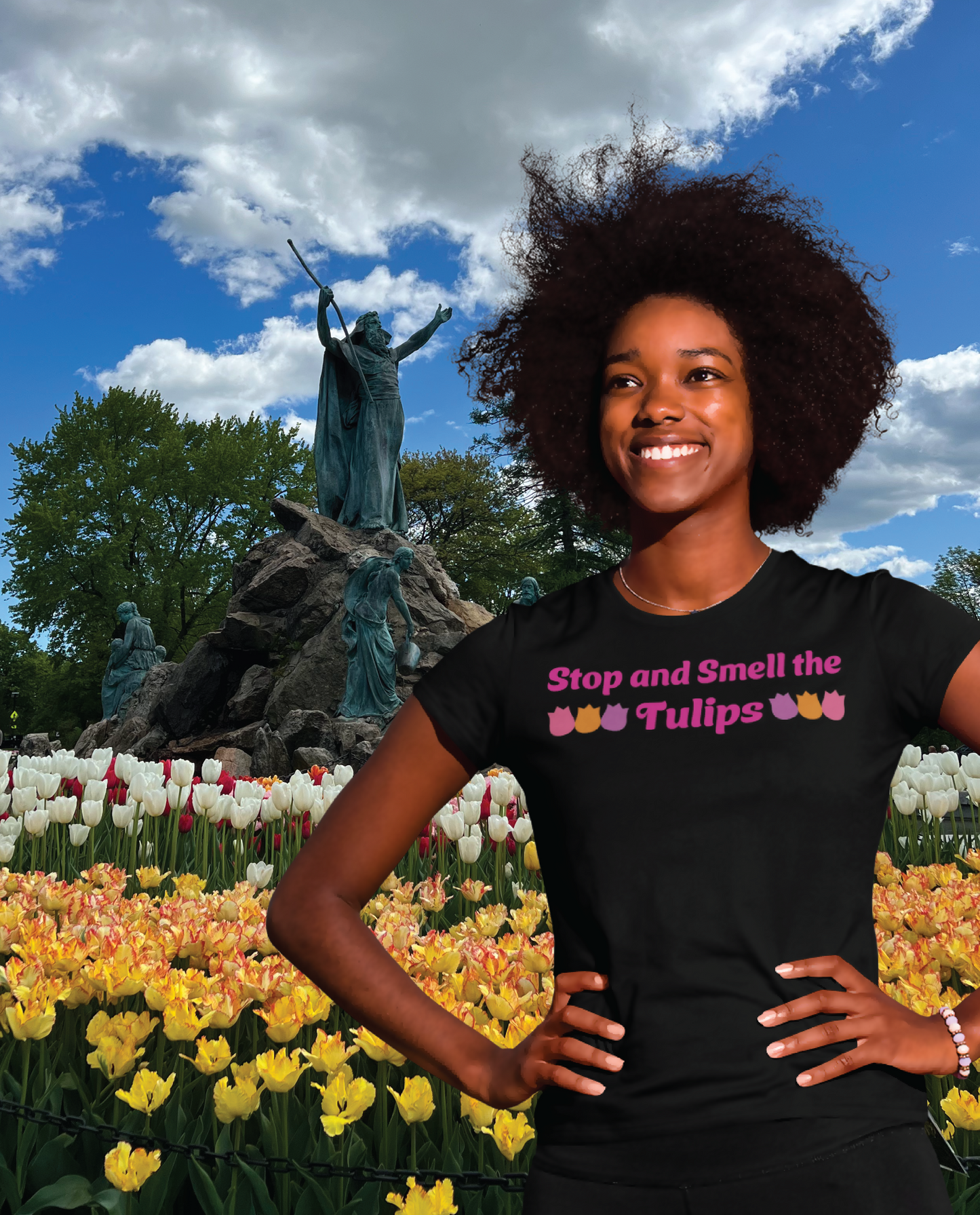 Stop and Smell The Tulips Tee